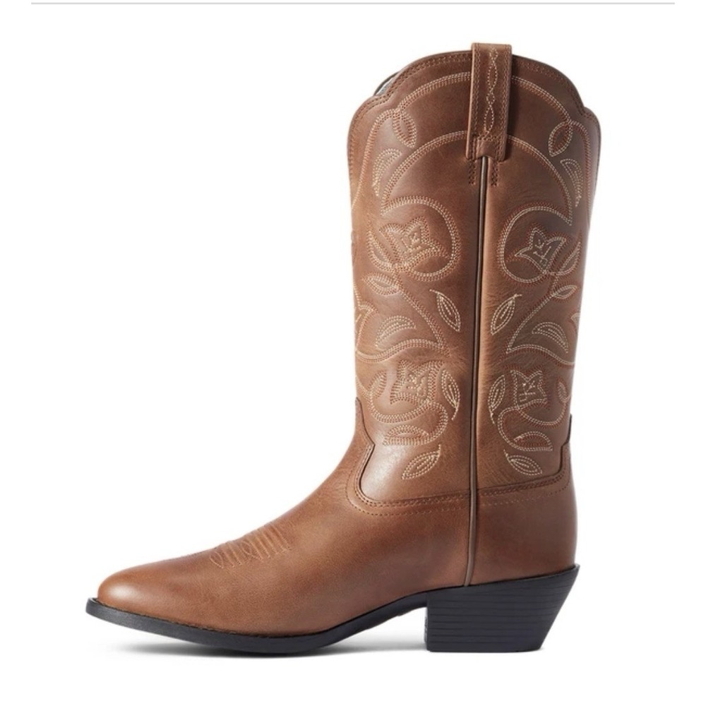Ariat Women's Women's Heritage R Toe Western Cowboy Boot Russet Rebel 9.5